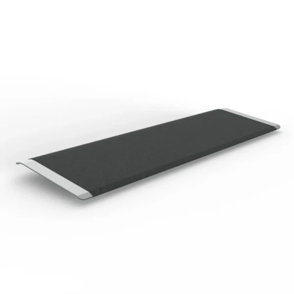 Lightweight EZ-Access TRANSITIONS® Angled Entry Plate, providing safe access for mobility devices over raised thresholds with slip-resistant surface.