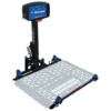 AL 500 Harmar AL500 Universal Powerchair Lift with self-tensioning retractors, foldable 26" x 39" aluminum platform, hitch-mounted for easy powerchair transport.
