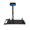 Harmar AL010 Micro Scooter Lift attached to a vehicle, shown with a micro scooter on the platform.