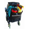 Monster Bag for scooters and wheelchairs, large storage solution made from water-resistant nylon with reflective strip for visibility