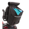 Monster Bag for scooters and wheelchairs, large storage solution made from water-resistant nylon with reflective strip for visibility