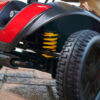 Buzzaround XLS-HD 3-Wheel Mobility Scooter featuring a padded stadium-style seat and compact, portable design.