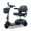 Buzzaround XLS-HD 3-Wheel Mobility Scooter featuring a padded stadium-style seat and compact, portable design.