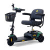Buzzaround XLS-HD 3-Wheel Mobility Scooter featuring a padded stadium-style seat and compact, portable design.