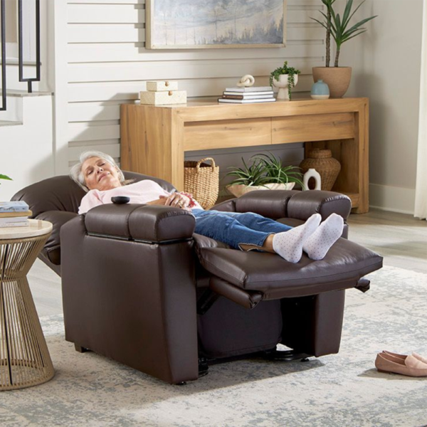 PR-511 Cloud+ Lift Chair in plush upholstery, featuring ergonomic design for customizable comfort.