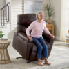 PR-511 Cloud+ Lift Chair in plush upholstery, featuring ergonomic design for customizable comfort.