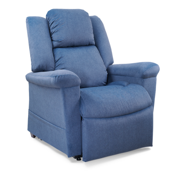 DayDreamer PR-632 lift chair with PowerPillow® head support and MaxiComfort® reclining, shown in a soft fabric upholstery with plush cushioning.