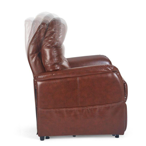 Elara PR-118 Lift Chair in cozy fabric, featuring three reclining positions and a smooth lift mechanism.