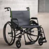 Feather Chair HD Feather Chair HD lightweight wheelchair in black, with a wide seat and quick-release wheels.