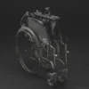 Feather Chair manual wheelchair, ultra-light at 13 lbs, featuring an aluminum frame, large rear wheels, and a foldable design for easy transport and storage.