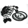 Feather Chair manual wheelchair, ultra-light at 13 lbs, featuring an aluminum frame, large rear wheels, and a foldable design for easy transport and storage.