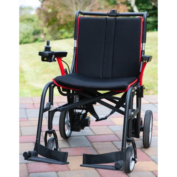 Feather Power Chair, lightweight power wheelchair, portable power wheelchair, travel-friendly wheelchair, 33 lbs wheelchair, all-terrain power chair