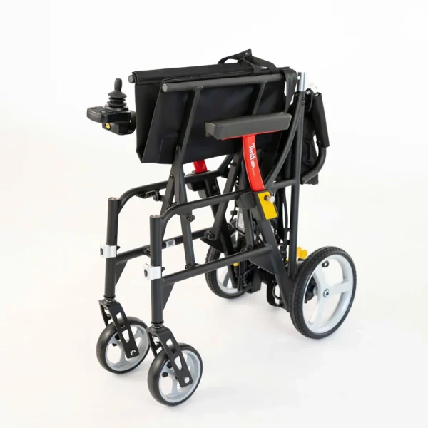 Feather Power Chair, lightweight power wheelchair, portable power wheelchair, travel-friendly wheelchair, 33 lbs wheelchair, all-terrain power chair