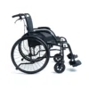 Feather Chair HD lightweight wheelchair in black, with a wide seat and quick-release wheels.