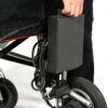 Feather_Power_Chair_Battery Feather Power Wheelchair Battery, lightweight lithium-ion, black casing, 25.2V 10.4Ah, removable and travel-approved for Feather Power Chair.