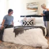 Flex-A-Bed Premier adjustable bed with customizable mattress options, shown with the head and foot sections raised for comfort.