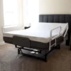 Flexabed SL Adjustable Flex-A-Bed 185 Hi-Low Series bed showing customizable height and head/foot positioning for home healthcare use.