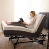 Flexabed SL 11 Adjustable Flex-A-Bed 185 Hi-Low Series bed showing customizable height and head/foot positioning for home healthcare use.