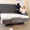Flexabed SL 9 Adjustable Flex-A-Bed 185 Hi-Low Series bed showing customizable height and head/foot positioning for home healthcare use.