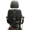 Golden Tube Cane Holder mounted on the back of a Golden scooter, showing easy, secure cane storage for hands-free driving.