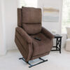 VivaLift! Metro 2 Power Lift Recliner in a sleek modern design with plush cushioning, showcasing its infinite recline position, adjustable headrest, and built-in USB charging port for added convenience.