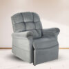 Cloud PR-515 MaxiComfort lift chair with Twilight technology, featuring a plush padded chaise, power-adjustable headrest, and full recline, shown in a stylish living room setting.