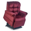 Cloud PR-515 MaxiComfort lift chair with Twilight technology, featuring a plush padded chaise, power-adjustable headrest, and full recline, shown in a stylish living room setting.