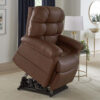 Cloud PR-515 MaxiComfort lift chair with Twilight technology, featuring a plush padded chaise, power-adjustable headrest, and full recline, shown in a stylish living room setting.