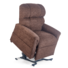 Comforter Series 3-Position Lift Chair with full reclining support and plush padding, shown in a soft fabric.