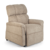 Comforter Series 3-Position Lift Chair with full reclining support and plush padding, shown in a soft fabric.