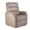 Golden Technologies Elara PR-118 lift chair in a plush fabric, showing its fully reclined position.