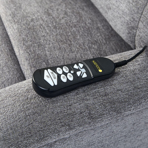 Comforter PR-535 Extra Wide lift chair with extra-wide seat, plush biscuit back, and MaxiComfort technology, designed for larger users seeking maximum comfort and support.
