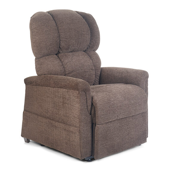 Comforter PR-535 Extra Wide lift chair with extra-wide seat, plush biscuit back, and MaxiComfort technology, designed for larger users seeking maximum comfort and support.