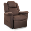 DayDreamer PR-632 lift chair with PowerPillow® head support and MaxiComfort® reclining, shown in a soft fabric upholstery with plush cushioning.