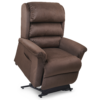 Relaxer PR-766 lift chair with MaxiComfort, offering plush upholstery and zero-gravity positioning.