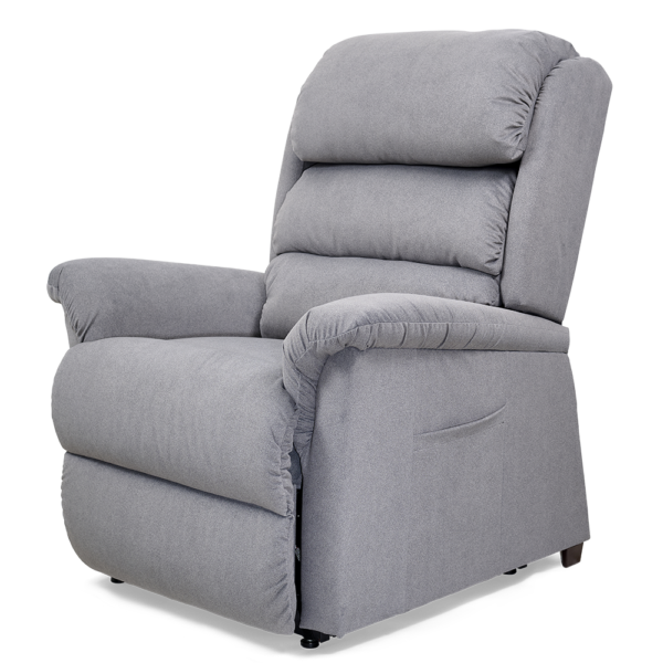 Relaxer PR-766 lift chair with MaxiComfort, offering plush upholstery and zero-gravity positioning.