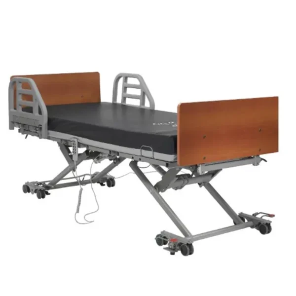 Prime Care Bed P703, fully electric with synchronized motors, adjustable width, supports 550 lbs.