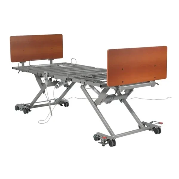 Prime Care Bed P703, fully electric with synchronized motors, adjustable width, supports 550 lbs.