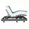 Golden Passport Bed 12 Golden Passport Hi-Low Adjustable Bed with customizable height and mattress options, shown with head and foot sections raised.