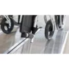 SUITCASE® Singlefold Ramp 3 EZ-ACCESS SUITCASE® Singlefold Ramp fully extended, featuring a slip-resistant surface, ergonomic carrying handles, and lightweight aluminum construction, designed for wheelchairs and scooters."