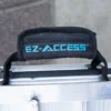 SUITCASE® Singlefold Ramp 5 EZ-ACCESS SUITCASE® Singlefold Ramp fully extended, featuring a slip-resistant surface, ergonomic carrying handles, and lightweight aluminum construction, designed for wheelchairs and scooters."