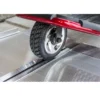SUITCASE® Singlefold Ramp 6 EZ-ACCESS SUITCASE® Singlefold Ramp fully extended, featuring a slip-resistant surface, ergonomic carrying handles, and lightweight aluminum construction, designed for wheelchairs and scooters."