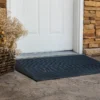 EZ-Access TRANSITIONS® Angled Entry Mat with slip-resistant surface, designed for safe access over raised thresholds for wheelchairs and mobility devices.
