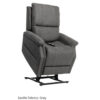VivaLift! Metro 2 Power Lift Recliner in a sleek modern design with plush cushioning, showcasing its infinite recline position, adjustable headrest, and built-in USB charging port for added convenience.