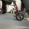 transitions-angled-entry-mat-home_addl-15 EZ-Access TRANSITIONS® Angled Entry Mat with slip-resistant surface, designed for safe access over raised thresholds for wheelchairs and mobility devices.