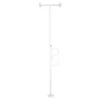 Security Pole & Curve Grab Bar in a home setting, featuring an ergonomic curved grab bar and a tension-mounted, space-saving design.