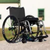 2GX-hero-wide-min TiLite 2GX Series 2 wheelchair with a titanium folding frame, designed for a custom fit and easy portability.
