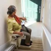 6-SL300-Product-Image-600×400-1 Harmar Pinnacle Stair Lift installed on a staircase, showing a compact and smooth operation for enhanced home mobility.