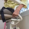 7-SL300-Product-Image-600×400-1 Harmar Pinnacle Stair Lift installed on a staircase, showing a compact and smooth operation for enhanced home mobility.