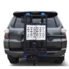 AL580HDX Harmar AL580-HDX Heavy-Duty Power Chair Lift, mounted on a truck hitch, with 450 lbs capacity for safe transport.